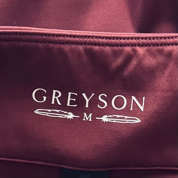 Greyson Long Sleeve Hera Dress In Chablis Burgundy Size Medium - Picture 8 of 9